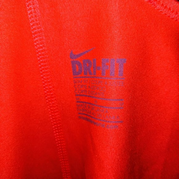 Nike 613623 Women's Dri Fit Ikat G87 Slim Fit Racerback Tank Top Crimson Medium - Picture 2 of 7